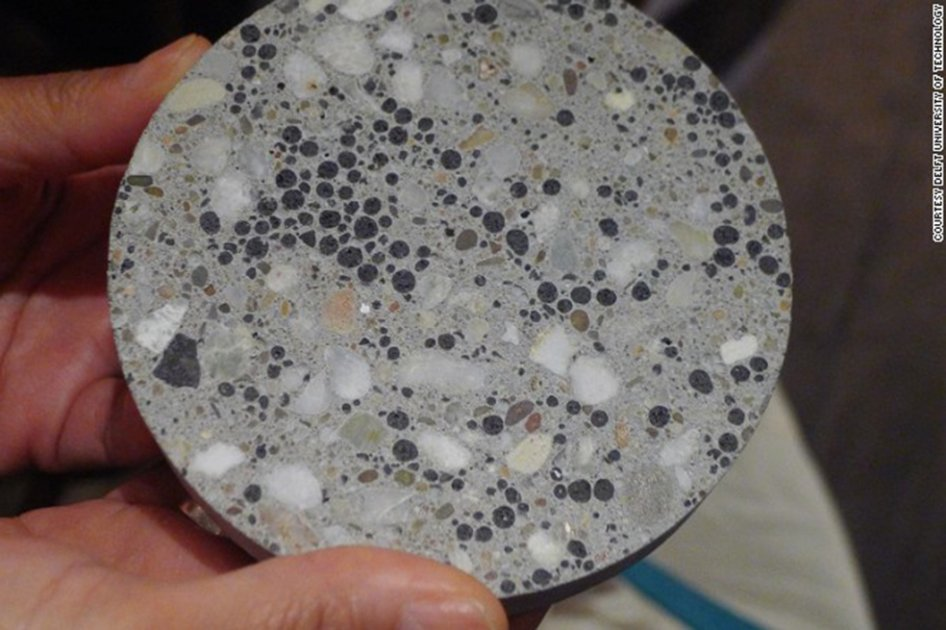 
CONCRETO CON BACTERIAS QUE SELLAN GRIETAS 
