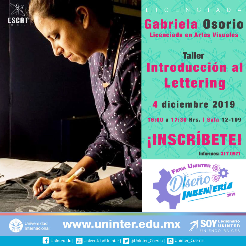 #FeriaDI19 Introducción al Lettering