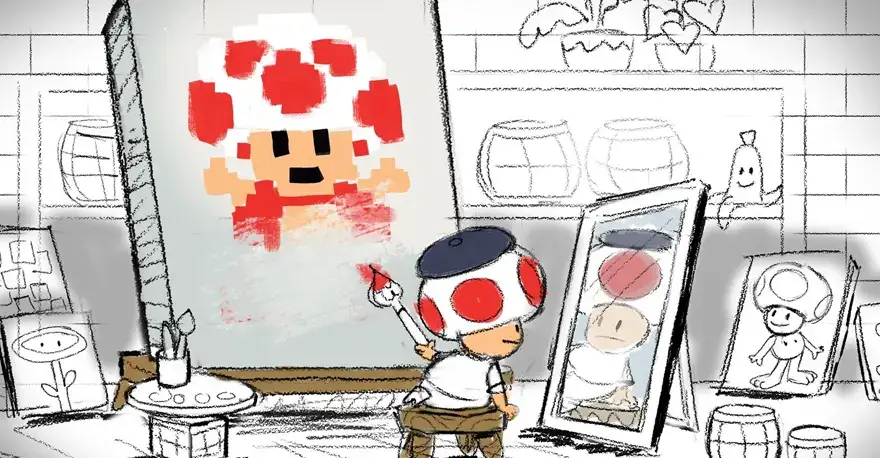 El arte de le película Super Mario Bros