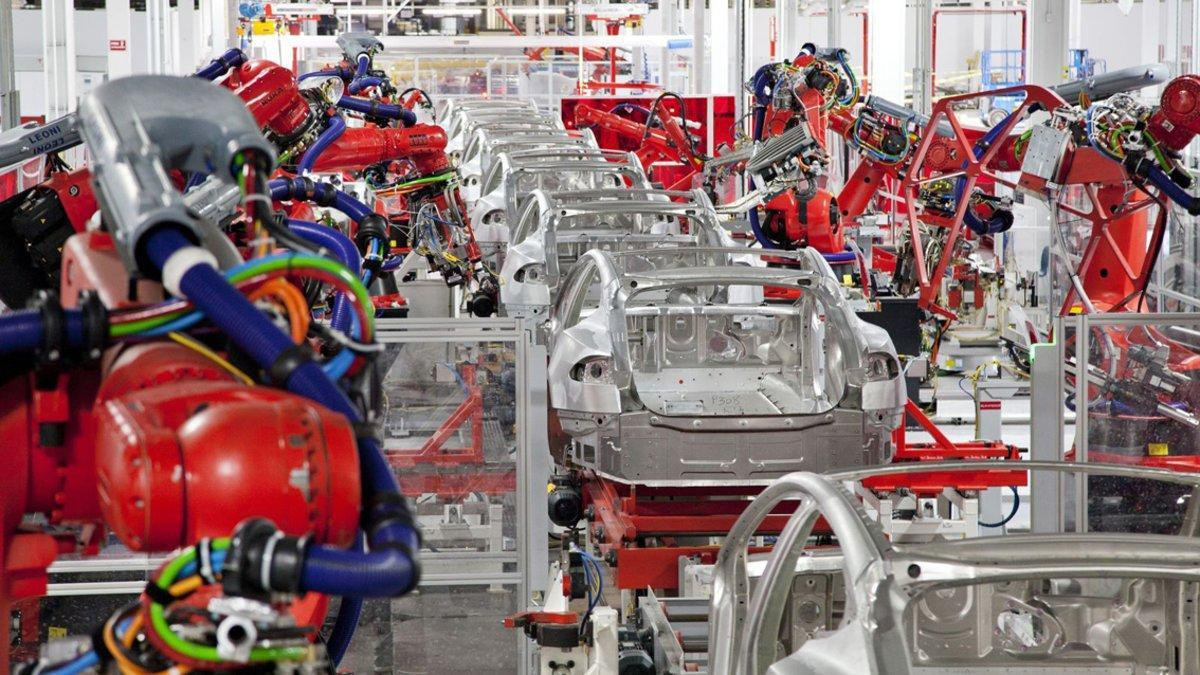 Tesla producción de autos