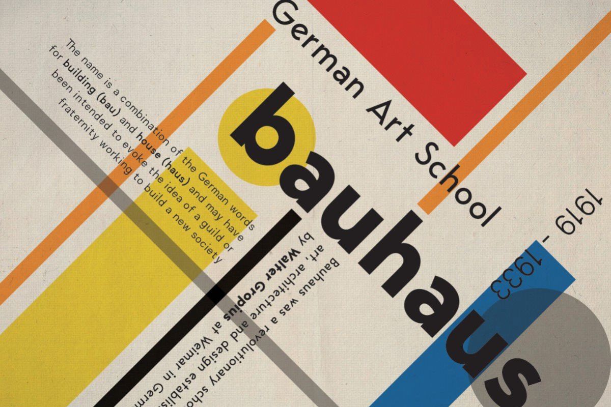 El arte Bauhaus