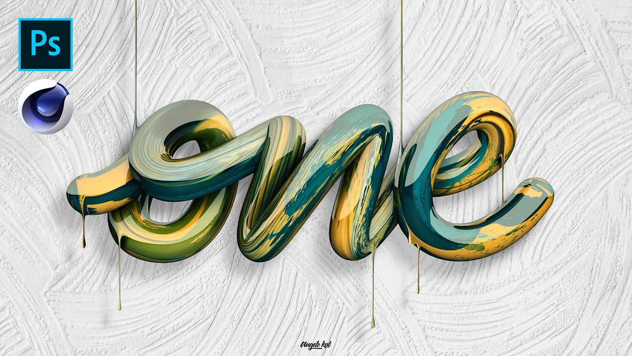 tipografía en cinema 4D