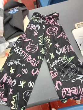 Resultado final de pantalones personalizados