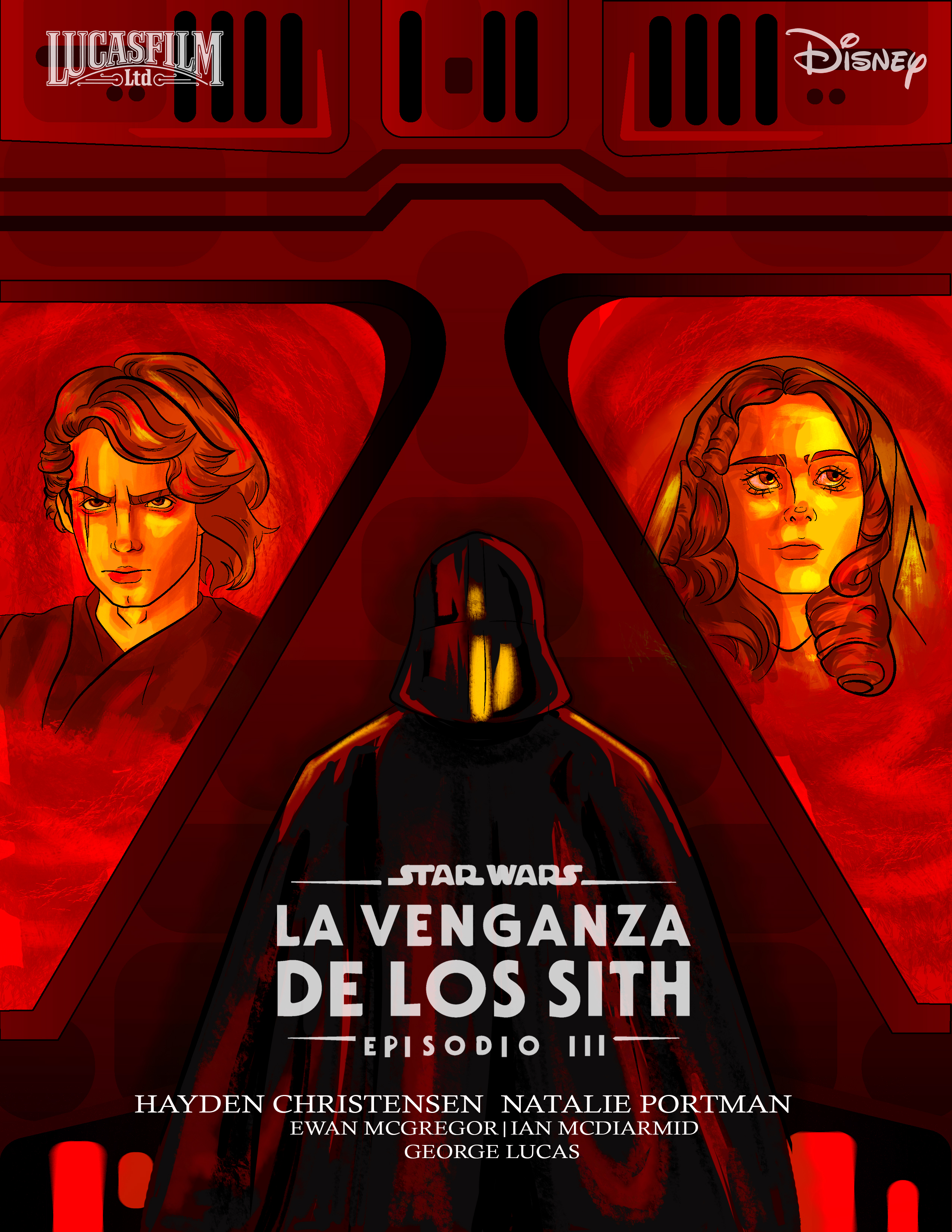 Poster Cinematográfico de star wars