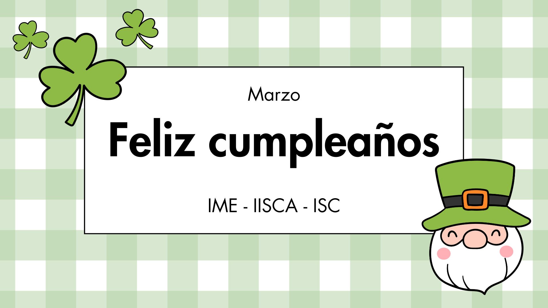 Marzo cumpleaños