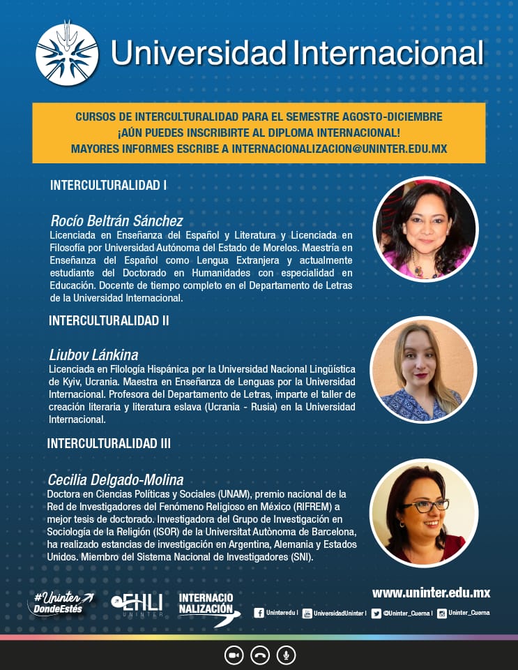 Cursos de Interculturalidad del Diploma Internacional UNINTER