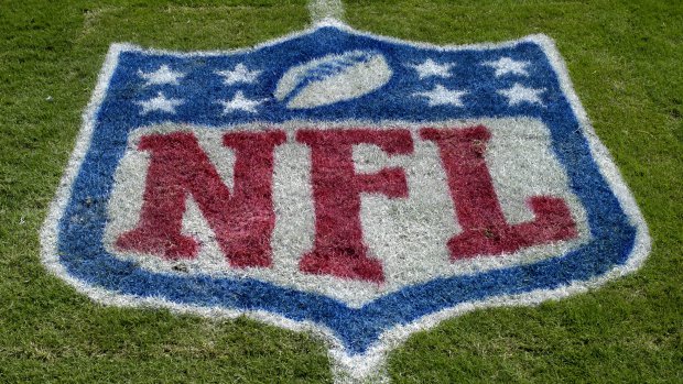 TAMPA, FL - OCTOBER 12: An NFL logo as the Tampa Bay Buccaneers host the Carolina Panthers at Raymond James Stadium on October 12, 2008 in Tampa, Florida.  (Photo by Al Messerschmidt/Getty Images)