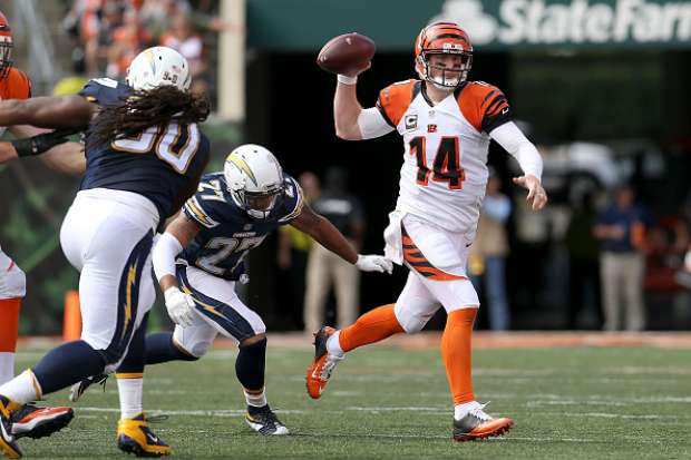 CINCINNATI, OH - SEPTEMBER 20:  at Paul Brown Stadium on September 20, 2015 in Cincinnati, Ohio. (Photo by Andy Lyons/Getty Images) *** Local Caption *** name