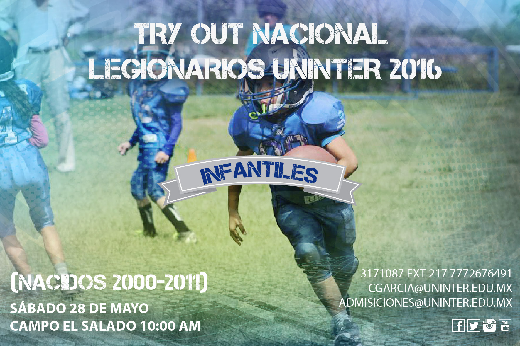 Postales TRY OUT NACIONAL LEGIONARIOS UNINTER 2016-05