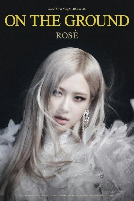 Rosé Poster Promocional, "On The Ground".