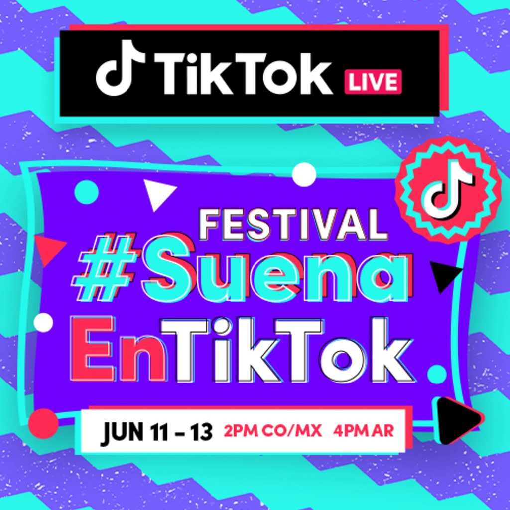 Cartel del Festival #SuenaEnTikTok